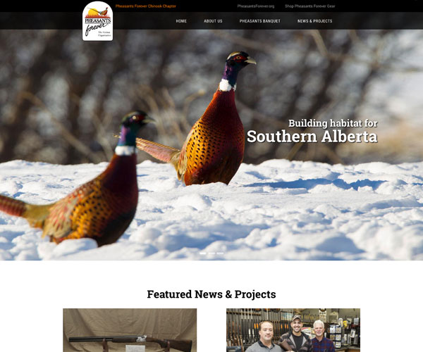 Pheasants Forever Chinook Website